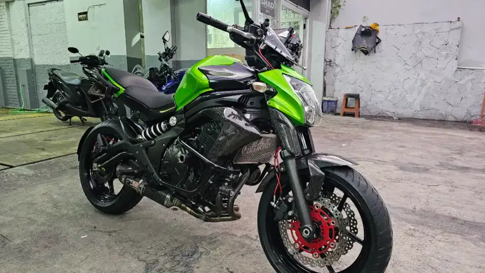 Kawasaki ER6n Hijau – Knalpot Yoshimura Full System – Terawat!