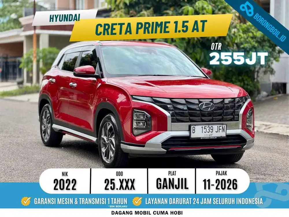 Hyundai Creta prime 2022 AT ( km 25 RB )