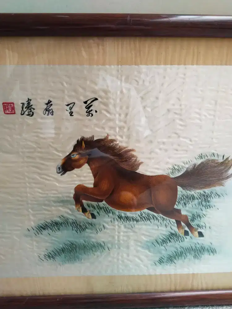 Lukisan kain Sutra antik / Lawas