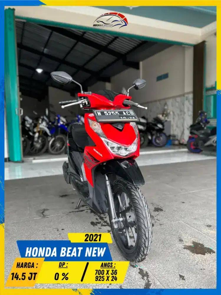 HONDA BEAT NEW 2021 MONGGO GERCEP LURR HIKMAH MOTOR KEPUH MALANG