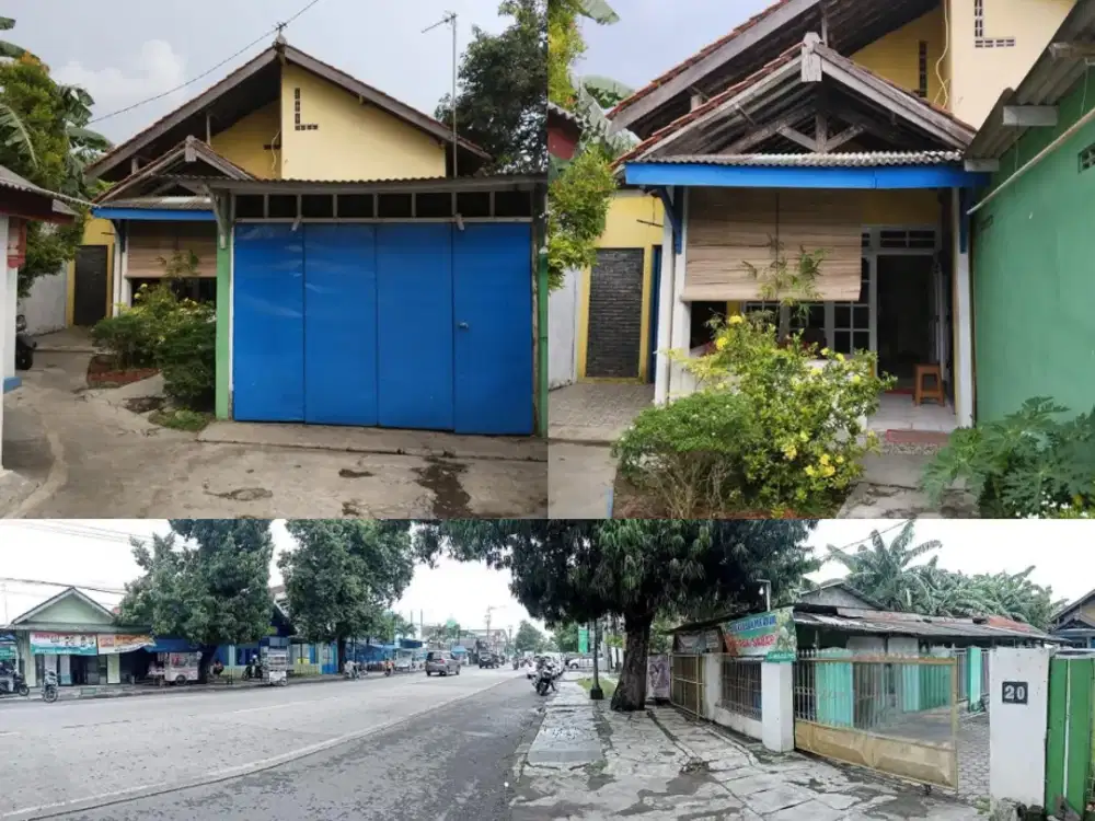 Dijual Rugi & BU Rumah & Tanah uk besar Di Jalan Raya kota Cilacap jawa tengah Hanya Rp.1.7 Man.
