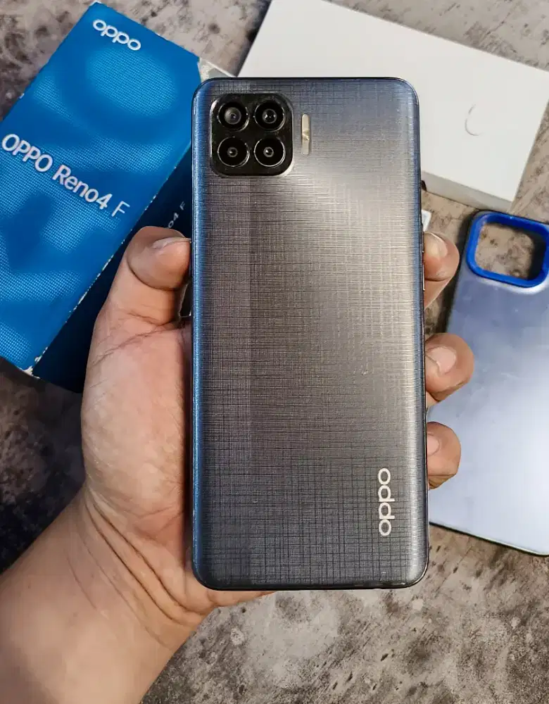Oppo Reno 4F (8/128) Fullset Ori Mulus Terawat Layar Super Amoled