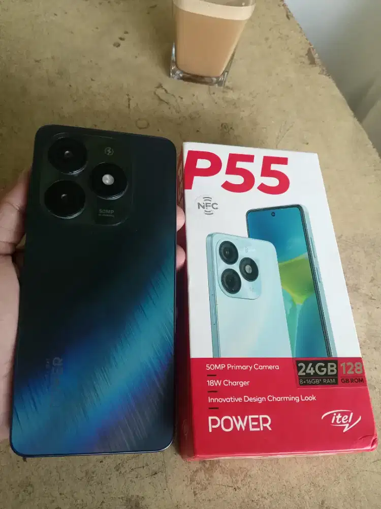 Itel p55 NFC 8/128 lengkap