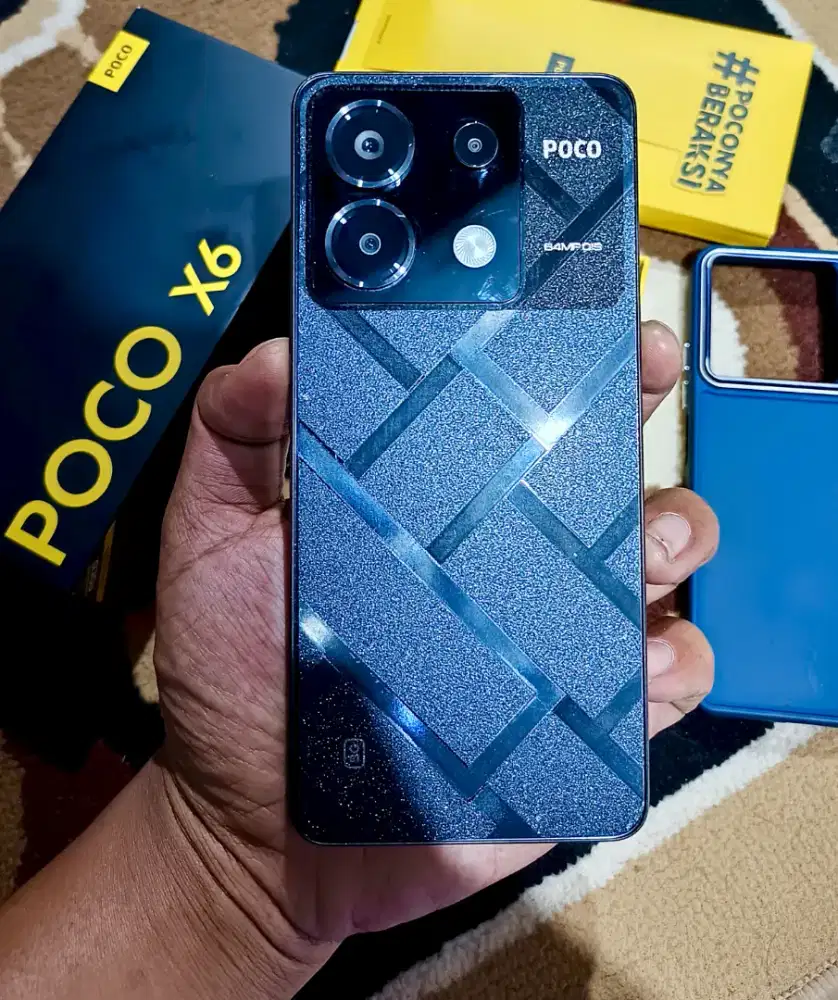 Poco X6 5G (12/256) Fullset Ori Mulus Terawat Snapdragon 7s Gen 2