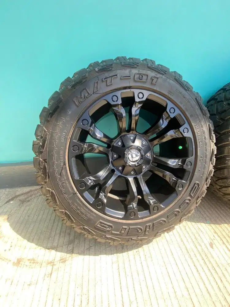 velg hitam glossy + ban Digitrac MIT-01 kondisi masih mulus