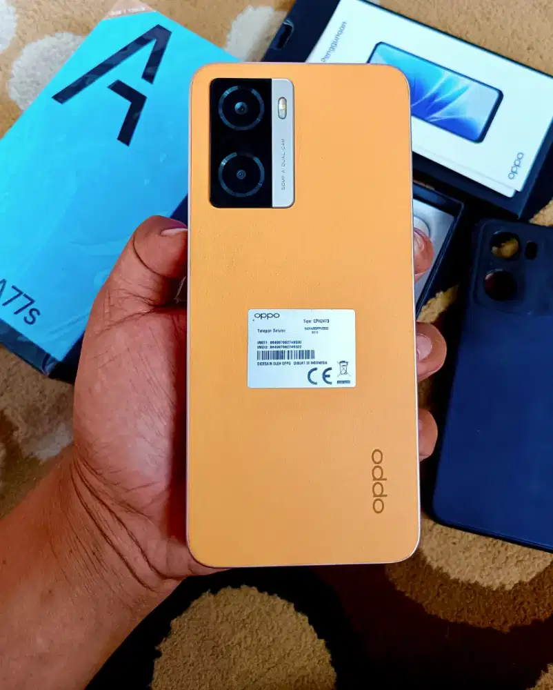 Oppo A77s (8/128) Fullset Ori Mulus Terawat