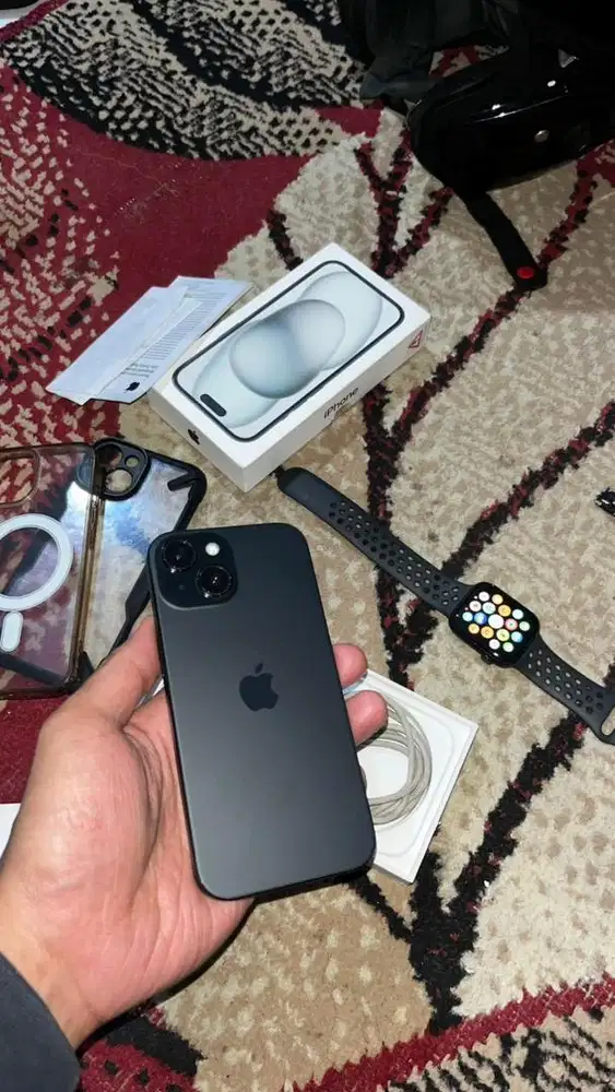 Iphone 15 128 iBox lengkap