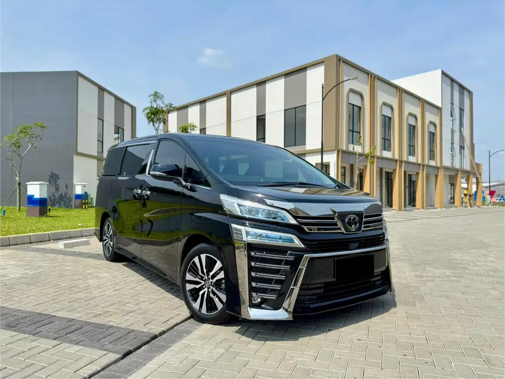 (KM 10 Ribu) Toyota Vellfire G ATPM Facelift ZG bodykit Hitam 2023