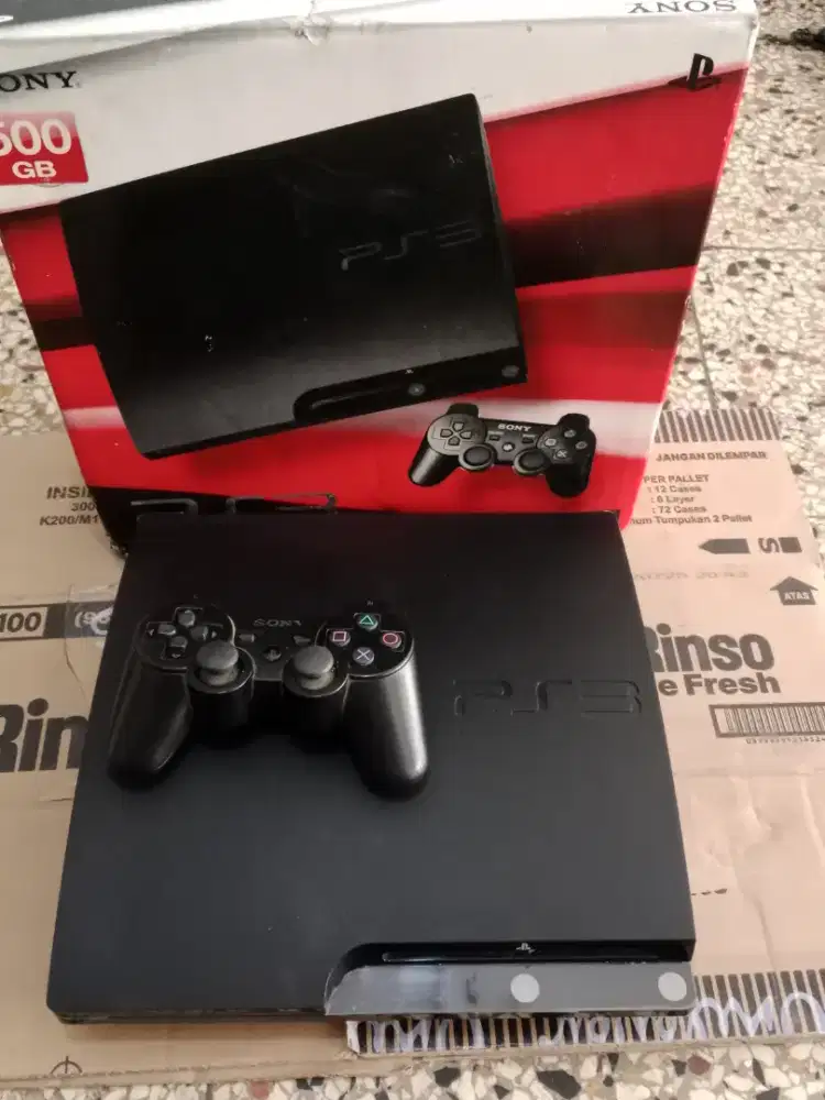 PS3 Slim  Fullgame 500GB PS 3 4 PS4 Pro 3 Fat murah second bekas Seken