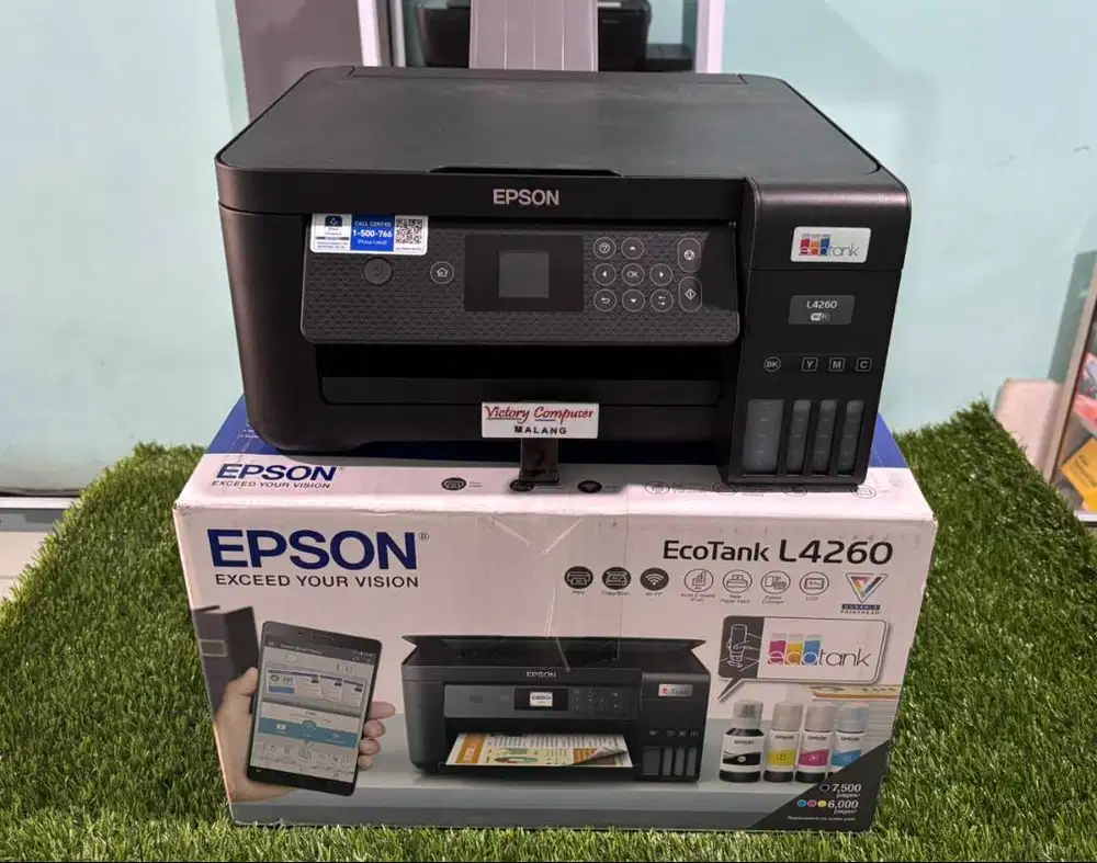 Printer EPSON L4260 print scan copy Wifi bisa print bolak balik