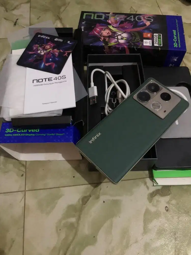 infinix note 40s 8+8 FULLSET