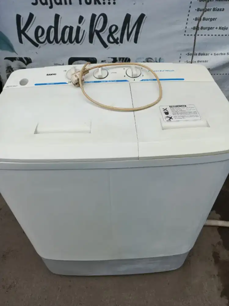 Mesin Cuci 2 Tabung siap Pakai dengan kondisi bangus