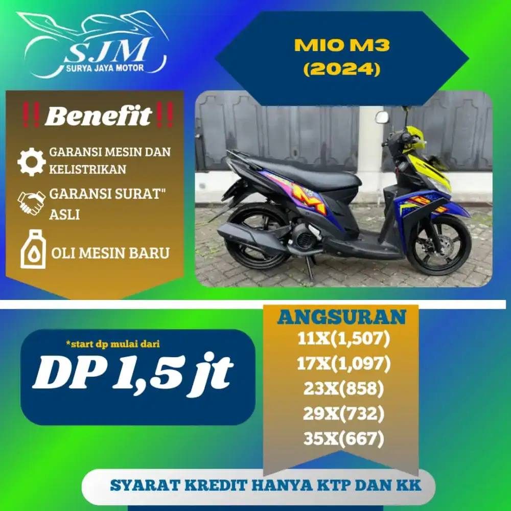 YAMAHA MIO M3 2024 MESIN HALUS