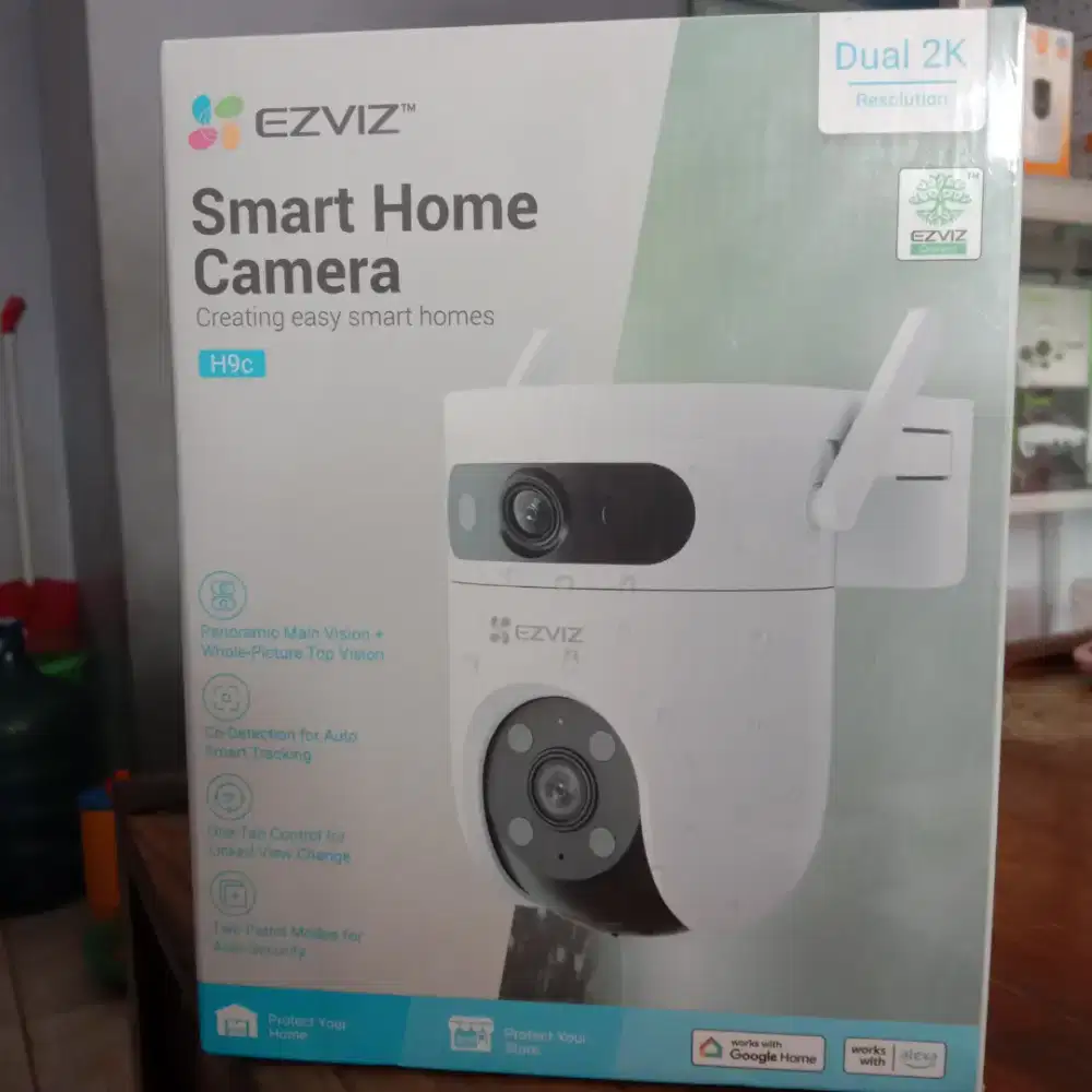 EZVIZ H9C (3MP+3MP), 360, COLORVU, WEATHERPROOF, TWO WAY TALK