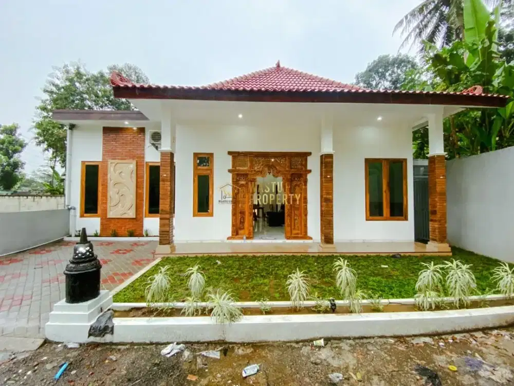 Rumah Baru Gaya Etnik di Kawasan Borobudur yang Berkembang Pesat