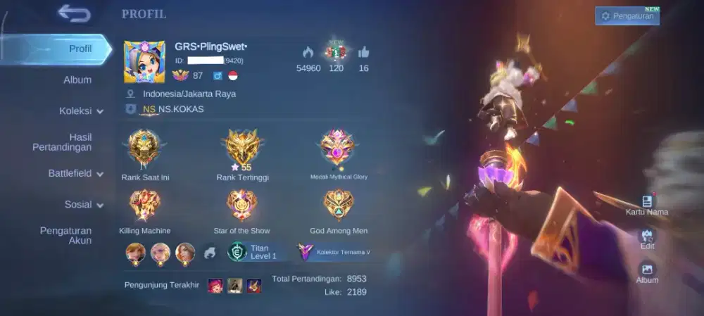 Akun Mobile Legend