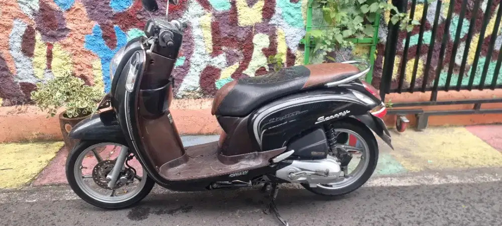 scoopy fi 2016 esp stylish mesin sehat  bagus body mulus ori