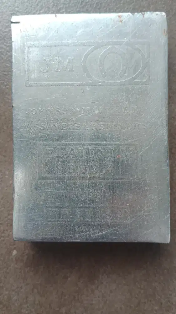 Di jual platinum JM London 99,99