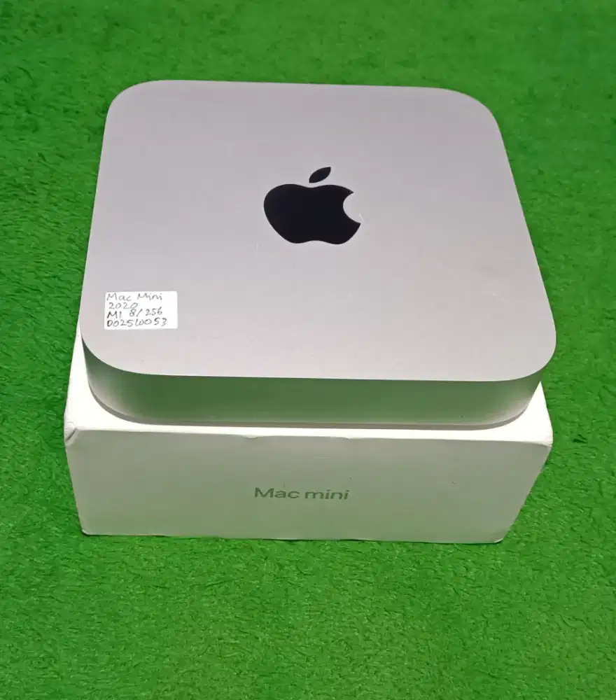 Apple Mac Mini M1 2020 M1 8/256 Silver Murah Fullset