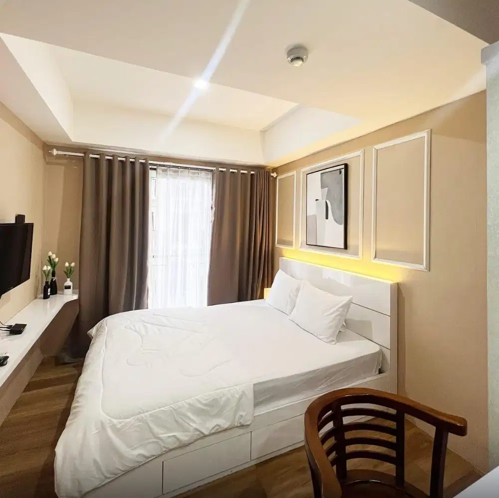 Sewa Apartemen Grand Asia Afrika Netflix Wifi Murah Nyaman