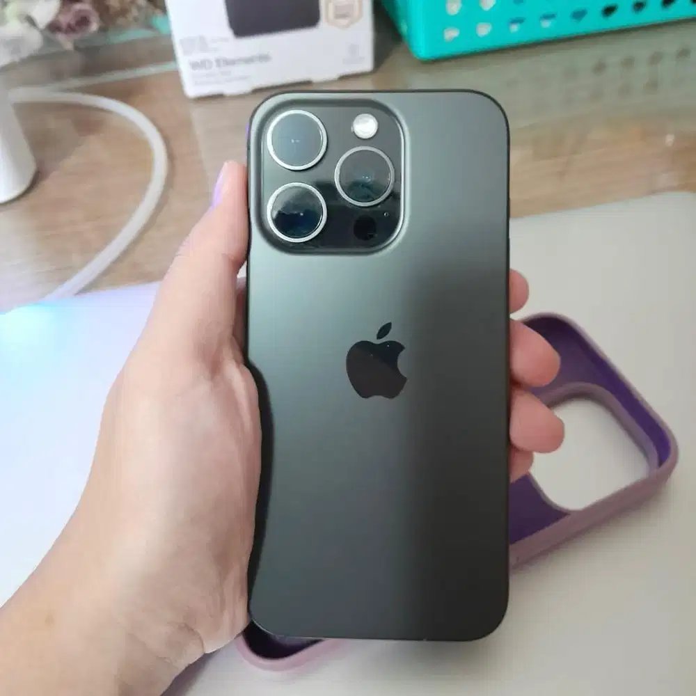 WTS - Iphone 15 Pro second 128gb Black Titanium 2024 (Digimap)