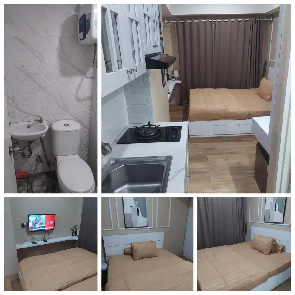 Sewa Apartemen Grand Asia Afrika Netflix Wifi Murah Nyaman