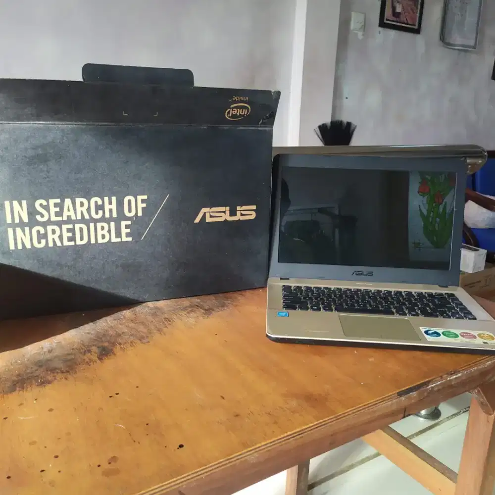 Jual laptop Asus plus printer hp