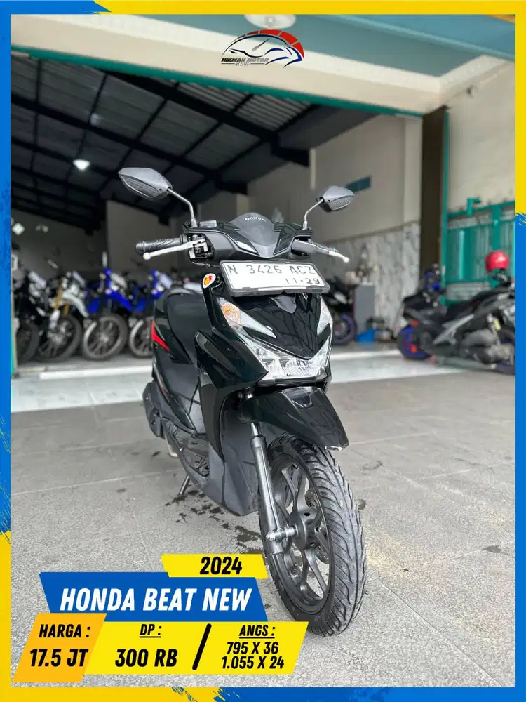 HONDA BEAT NEW 2024 LIKE NEW MASZEHH HIKMAH MOTOR KEPUH