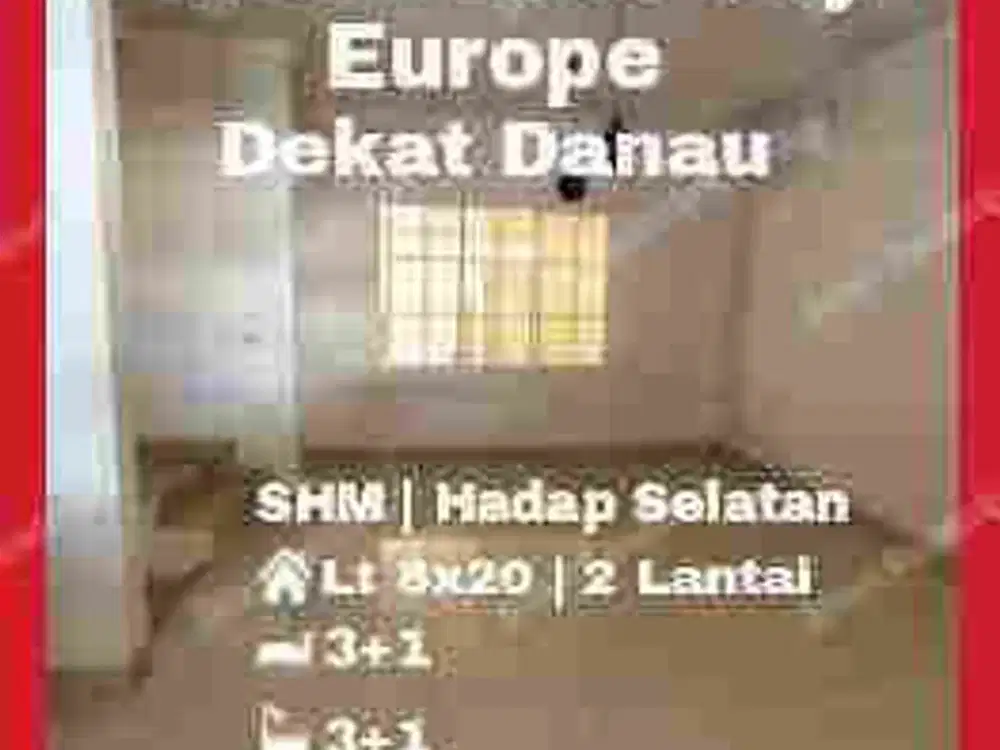 Dijual rumah siap huni di greenlake city europe cipondoh