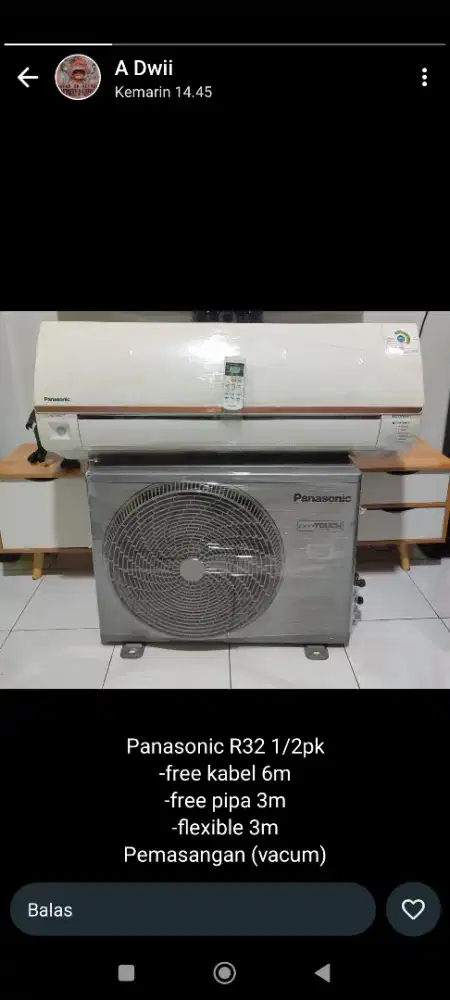 Cuci AC, service AC, jual beli AC baru dan second