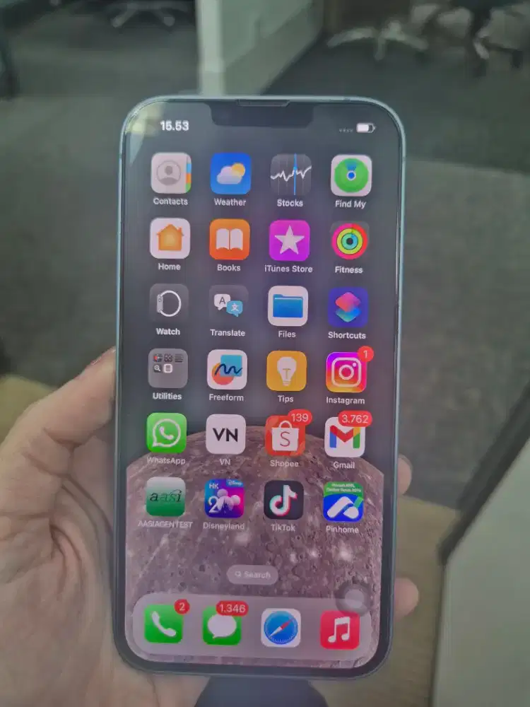 Dijual iphone 14 biru 128gb