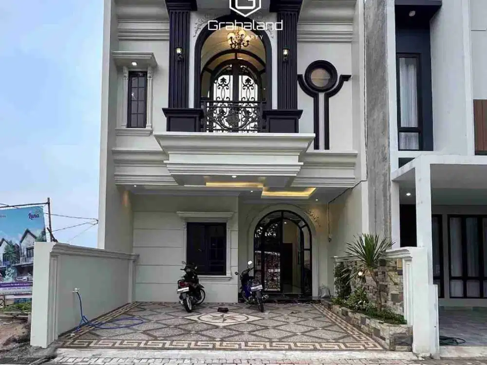 Rumah Mewah Dalam Cluster Besar Pinggir Jalan Raya Lokasi Strategis Akses Jalan Besar Di Jagakarsa Jakarta Selatan