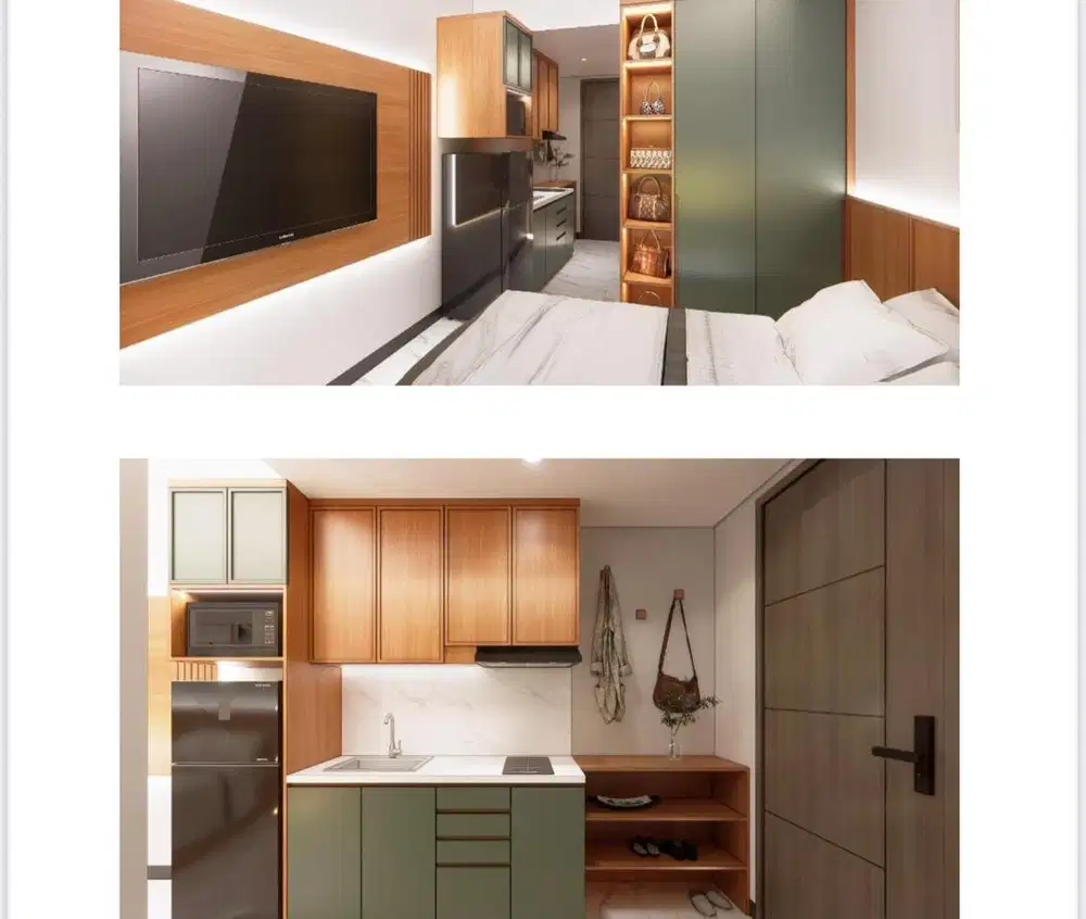 disewakan apartemen baru studio diatas mall pakuwon bekasi