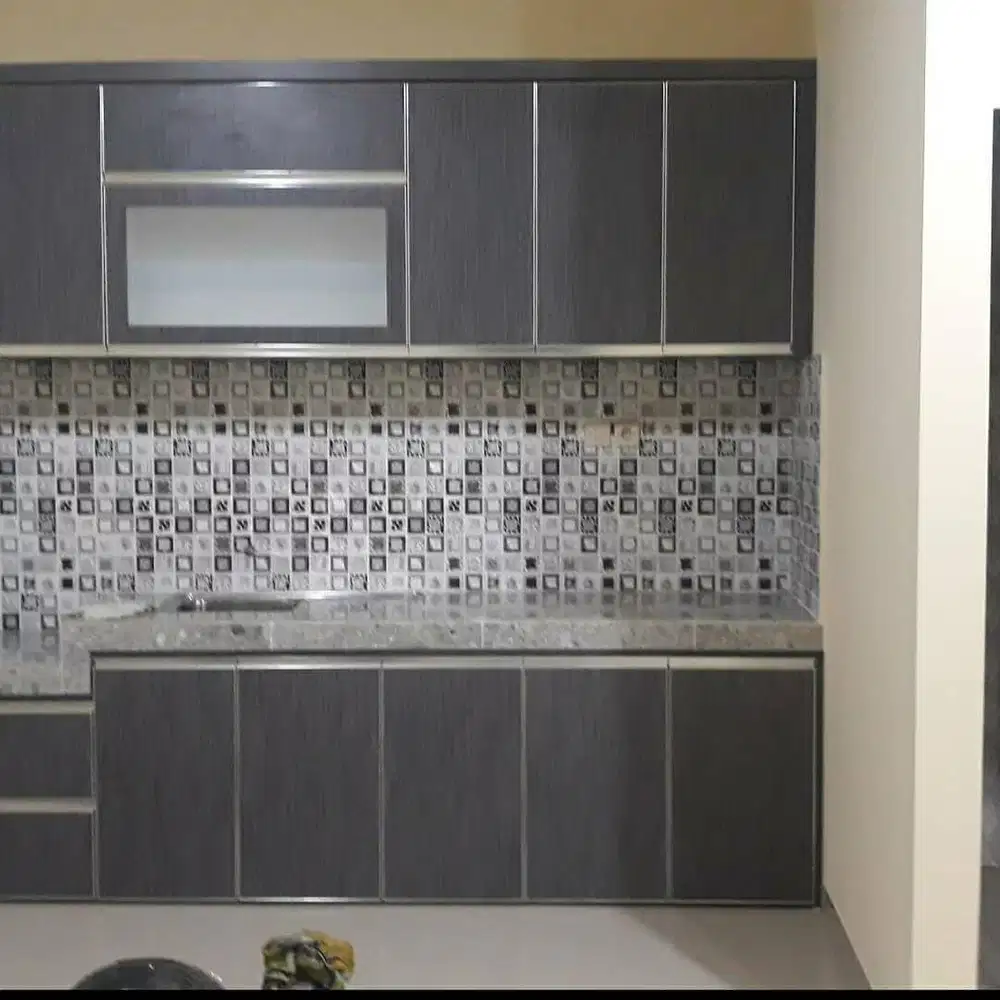 Custom Interior Kitchen Set, Backdrop TV, Lemari, Wardrobe, Kitchenset