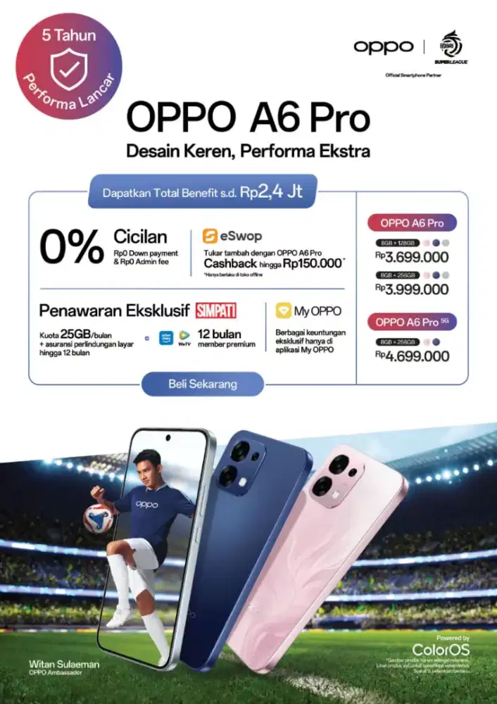 Oppo A series (oppo A6 Pro)
