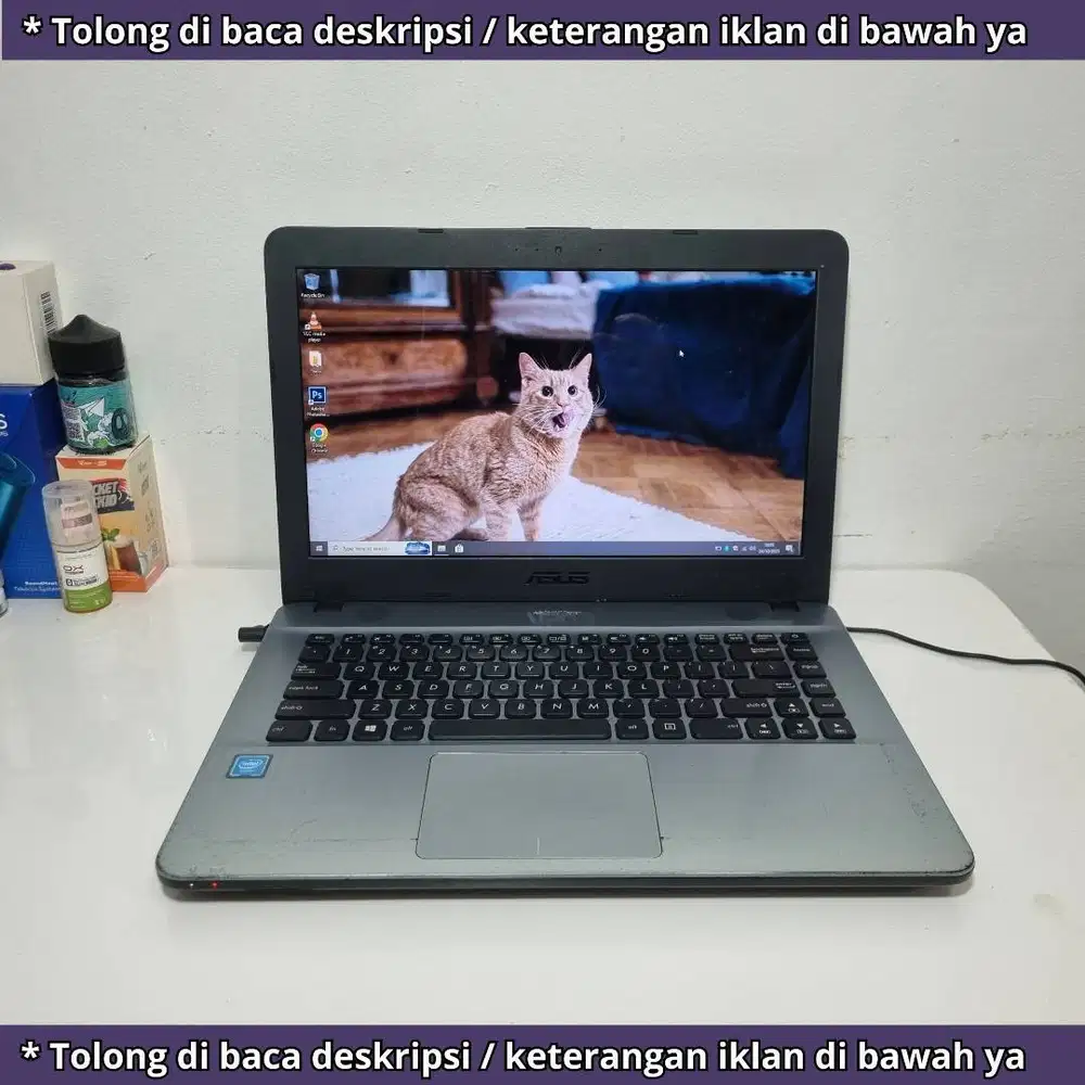 Laptop asus intel windows 10 pro ori, siap untuk sekolah dan belajar
