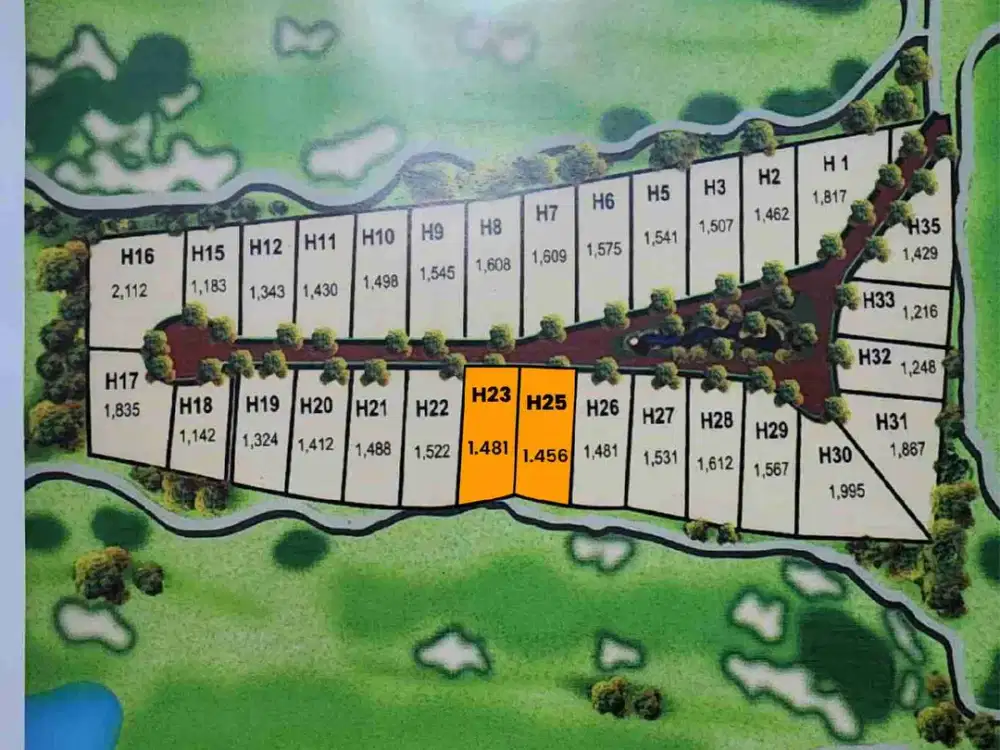 360° view golf terbaik Surabaya dijual murah tanah kavling siap bangun BDG Bukit Darmo Golf 2 jejer