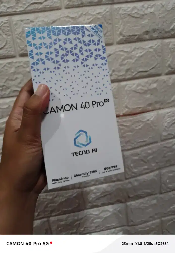 tecno camon 40 pro 5G masih segel box fresh new