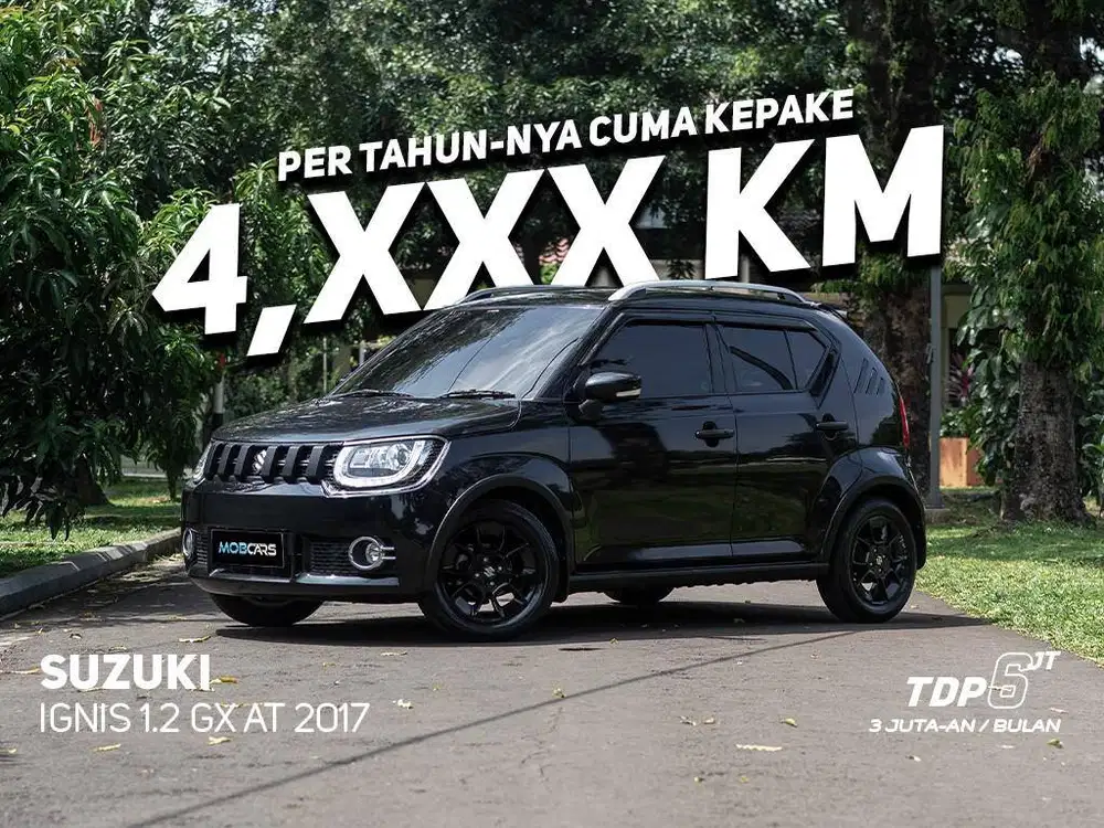 SUZUKI IGNIS 1.2 GX MATIC 2017 HITAM MOBCARS FREE SMART TV