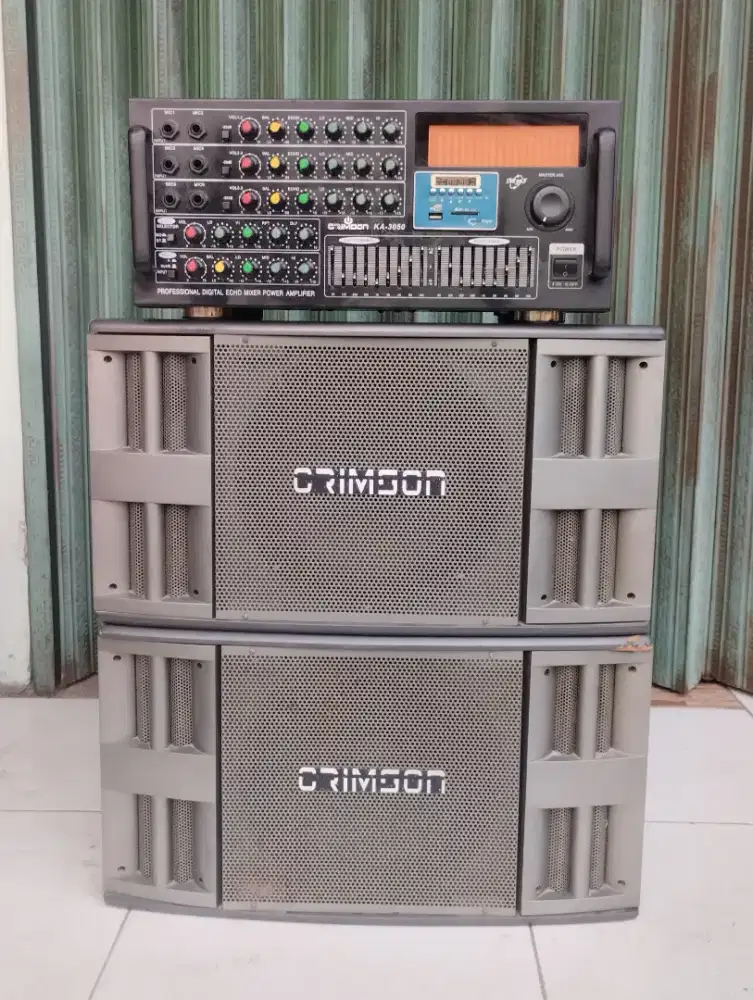 Paket Karaoke merk Crimson