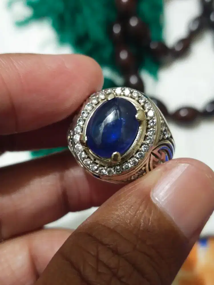 cincin Blue safir