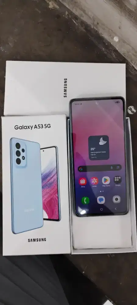 Samsung a53 5g 8/128 lengkap normal