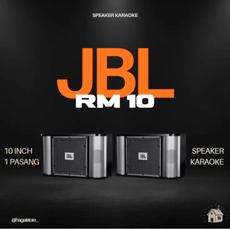 SPEAKER KARAOKE BEKAS JBL RM10 (SEPASANG)