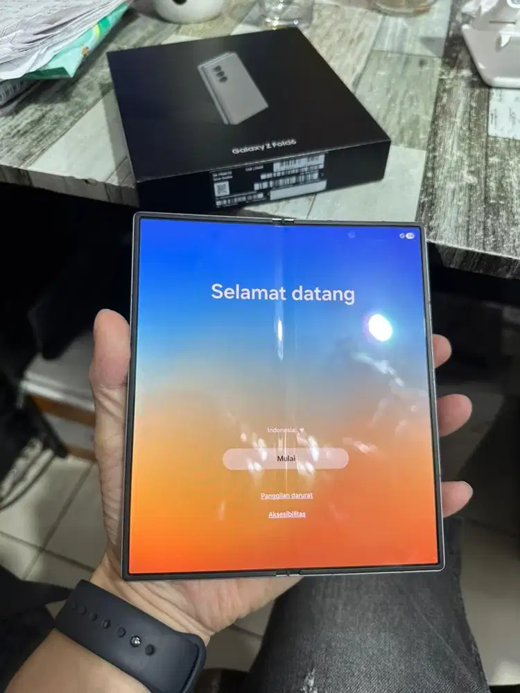 Samsung z fold 6 256 resmi fullset original no kabel aja harga net aja