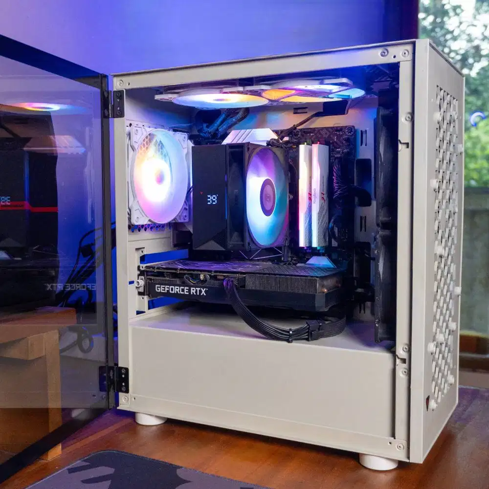 PC SET Streaming Gaming (Ryzen 7 8700F, RTX 3060 Ti, DDR5 6000 32GB)