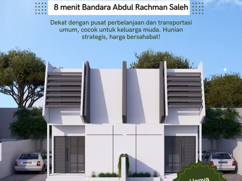 dijual rumah dekat bandara dan exit toll Singosari Malang