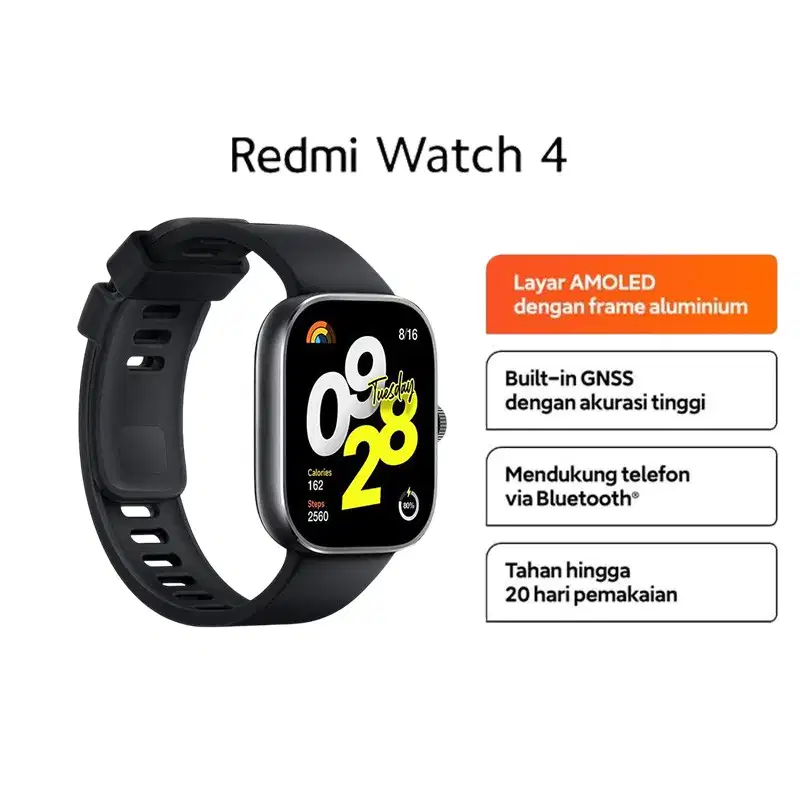 Xiaomi Redmi Watch 4 Smartwatch Digital Dial Black FullSet