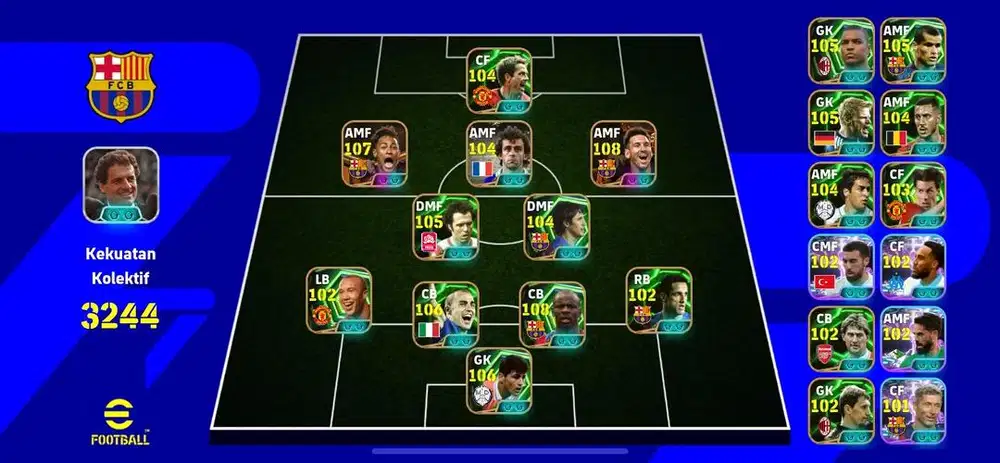 AKUN EFOOTBALL PRIBADI