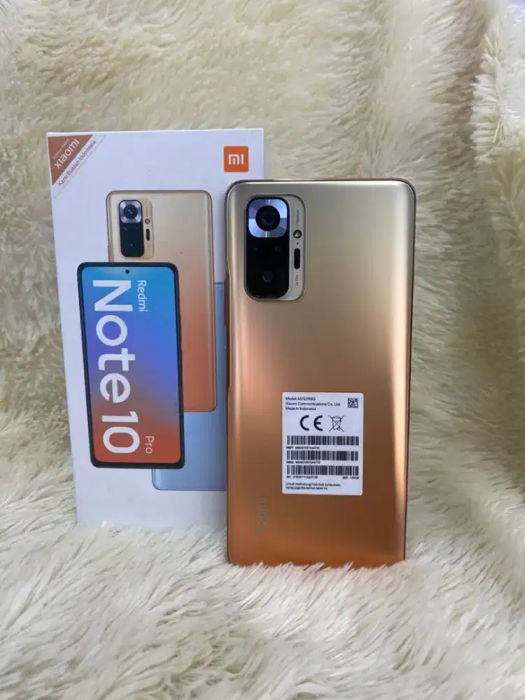 Redmi Note 10 Pro 8/128 Gradient Bronze fullset ori #3GCom