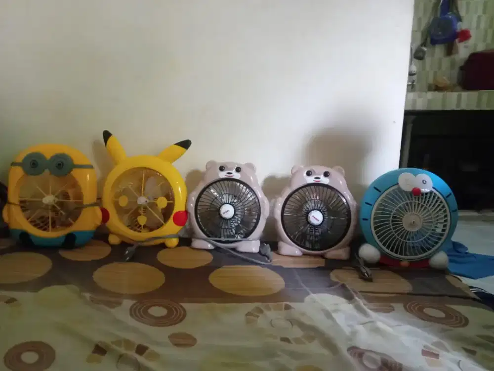 Kipas angin karakter 35rb per pcs